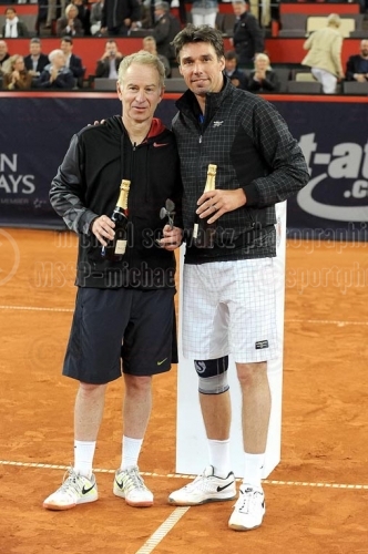 John McEnroe und Michael Stich bei den ATP German Open 2012 (© MSSP)
